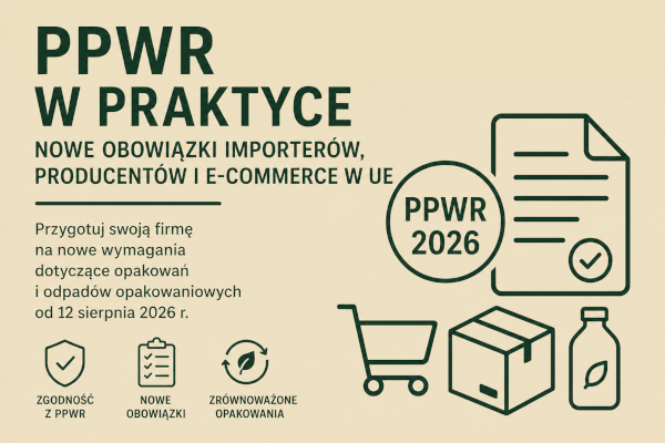 Szkolenie PPWR 2026 dla importerów, producentów i sklepów internetowych w UE